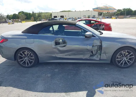 2025 BMW 430I из США, поврежденный, VIN WBA33DB02SCT15972